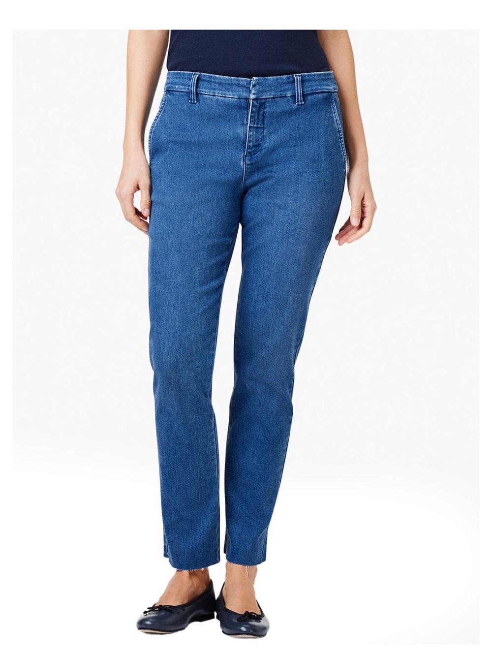 NIC+ZOE Straight Leg Ankle Denim Trouser NWT
